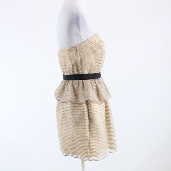 BCBG Max Azria beige dress 4 - Picture 5 of 8